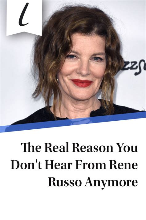 renee russo 2023|The Real Reason You Dont Hear From Rene Russo Anymore